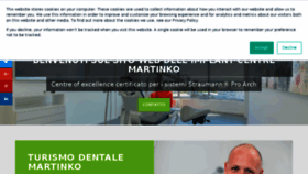 What Turismo-dentale-martinko.com website looked like in 2018 (5 years ago)