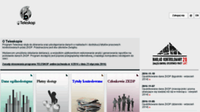 What Teleskop.org.pl website looked like in 2018 (5 years ago)