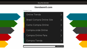 What Tiendasmil.com website looked like in 2018 (7 years ago)