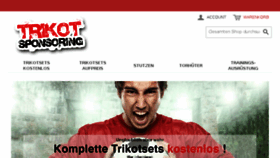 What Trikot-sponsoring.com website looked like in 2018 (5 years ago)