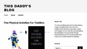 What Thisdaddysblog.com website looked like in 2018 (5 years ago)