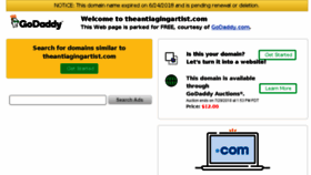 What Theantiagingartist.com website looked like in 2018 (5 years ago)