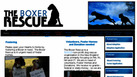 What Theboxerrescue.org website looked like in 2018 (5 years ago)