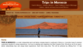 What Tripsinmorocco.com website looked like in 2018 (5 years ago)