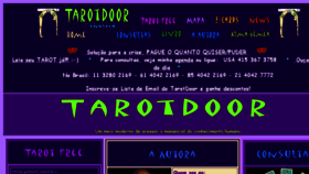 What Tarotdoor.com website looked like in 2018 (5 years ago)
