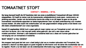 What Tomaatnet.nl website looked like in 2018 (5 years ago)