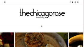 What Thechicagorose.com website looked like in 2018 (5 years ago)