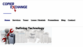 What Thecopierexchange.com website looked like in 2018 (5 years ago)