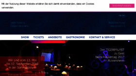 What Tigerpalast.de website looked like in 2018 (5 years ago)