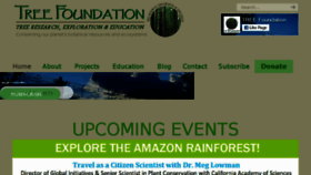 What Treefoundation.org website looked like in 2018 (5 years ago)
