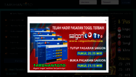 What Taruhantoto.com website looked like in 2018 (5 years ago)