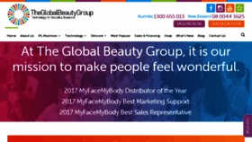 What Theglobalbeautygroup.com.au website looked like in 2018 (5 years ago)