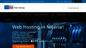 What Todhost.com website looked like in 2018 (5 years ago)
