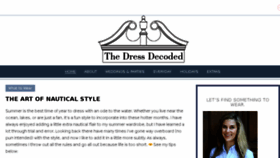 What Thedressdecoded.com website looked like in 2018 (5 years ago)