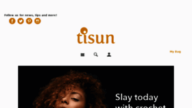 What Tisunbeauty.com website looked like in 2018 (5 years ago)