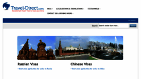 What Travel-direct.com website looked like in 2018 (5 years ago)