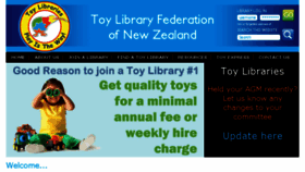 What Toylibrary.co.nz website looked like in 2018 (7 years ago)