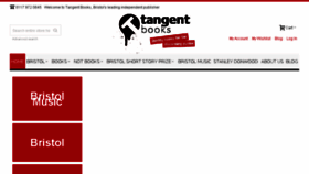 What Tangentbooks.co.uk website looked like in 2018 (5 years ago)