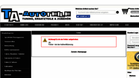 What Ta-autoteile-shop.de website looked like in 2018 (5 years ago)