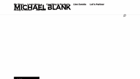 What Themichaelblank.com website looked like in 2018 (5 years ago)