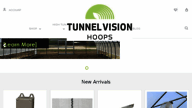 What Tunnelvisionhoops.com website looked like in 2018 (5 years ago)