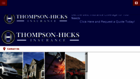 What Thompsonhicks.com website looked like in 2018 (5 years ago)