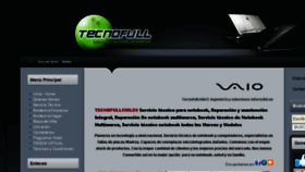 What Tecnofullchile.cl website looked like in 2018 (5 years ago)