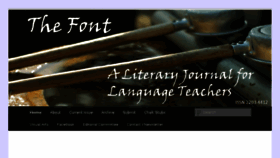 What Thefontjournal.com website looked like in 2018 (5 years ago)