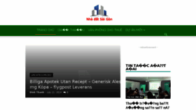 What Tintucnhadatsaigon.com website looked like in 2018 (5 years ago)