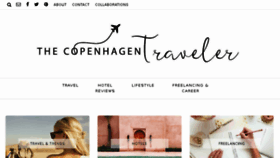 What Thecopenhagentraveler.com website looked like in 2018 (5 years ago)