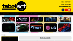 What Tabelart.com website looked like in 2018 (5 years ago)