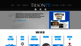 What Tilsonpr.com website looked like in 2018 (5 years ago)