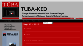 What Tubaked.tuba.gov.tr website looked like in 2018 (5 years ago)