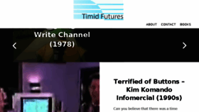 What Timidfutures.com website looked like in 2018 (5 years ago)