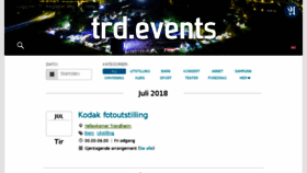 What Trdevents.no website looked like in 2018 (5 years ago)