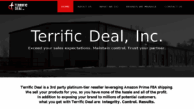 What Terrificdeal.net website looked like in 2018 (5 years ago)