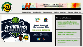 What Tennisjamaica.org website looked like in 2018 (5 years ago)