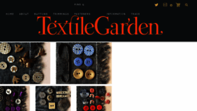 What Textilegarden.com website looked like in 2018 (5 years ago)