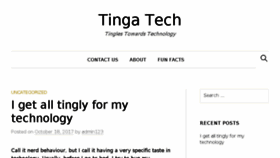What Tingatech.com website looked like in 2018 (5 years ago)