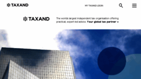 What Taxand.com website looked like in 2018 (5 years ago)