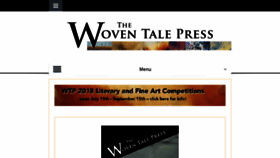 What Thewoventalepress.net website looked like in 2018 (5 years ago)