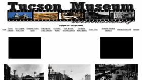 What Tucsonmuseum.org website looked like in 2018 (5 years ago)