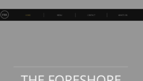 What Theforeshore.com.au website looked like in 2018 (5 years ago)