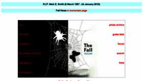 What Thefall.org website looked like in 2018 (5 years ago)