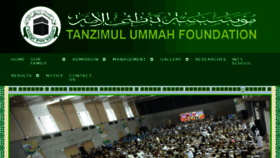 What Tanzimulummah.org website looked like in 2018 (5 years ago)