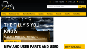 What Tillys.com.au website looked like in 2018 (5 years ago)