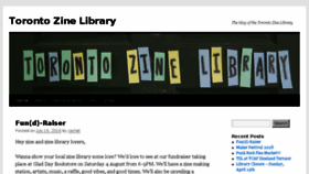 What Torontozinelibrary.org website looked like in 2018 (5 years ago)