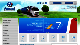 What Transaltransportes.com.br website looked like in 2018 (5 years ago)