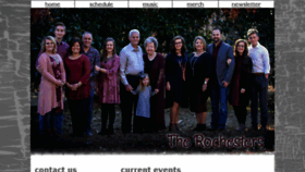What Therochesterfamily.com website looked like in 2018 (7 years ago)