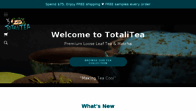 What Totalitea.com website looked like in 2018 (5 years ago)